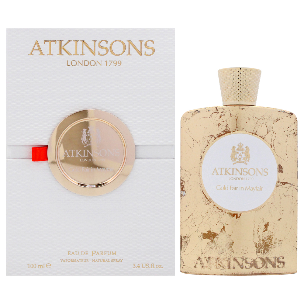 Gold Fair In Mayfair by Atkinsons for Men - 3.4 oz EDP Spray